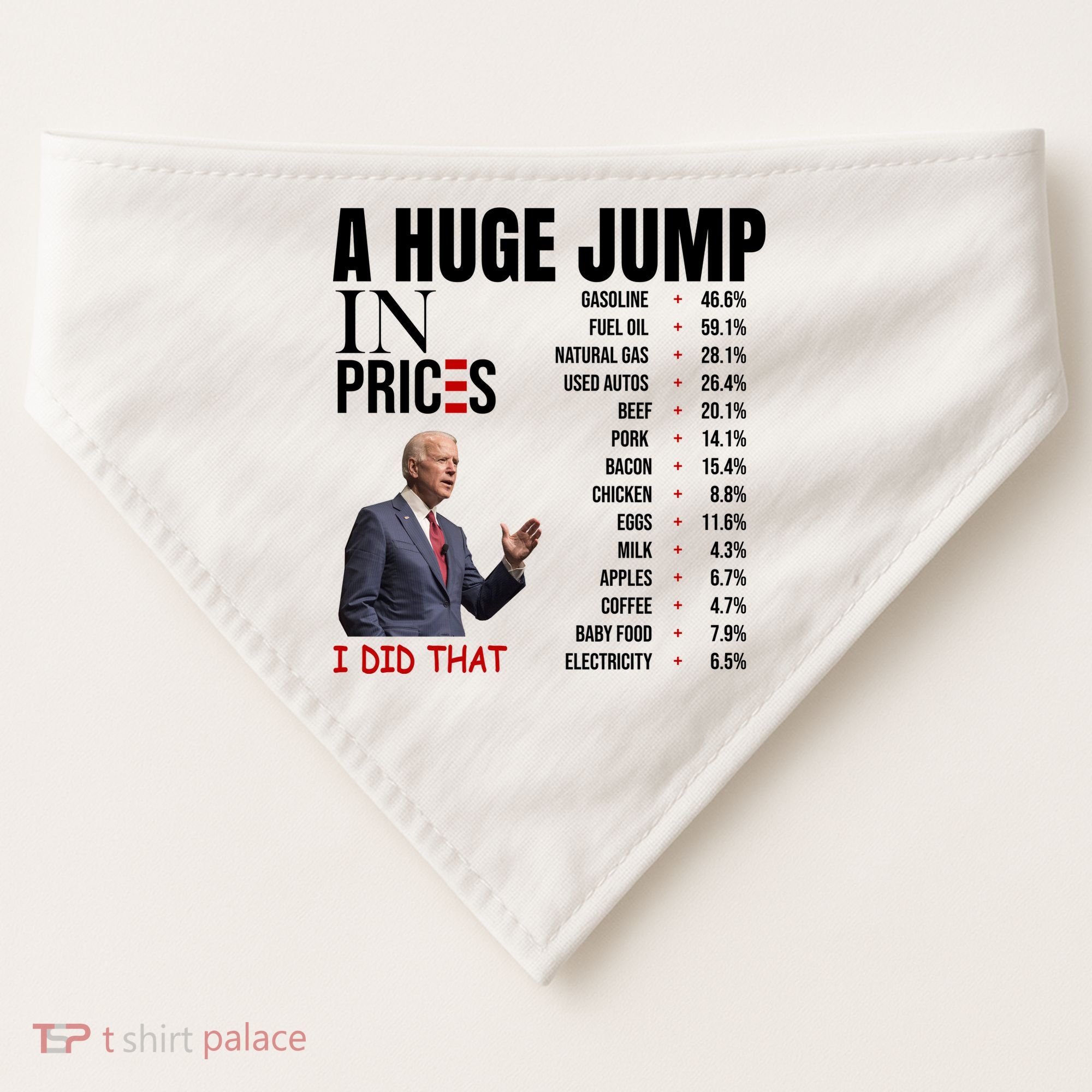 Huge Jump In Prices Joe Biden I Did That USA-Made Doggie Bandana