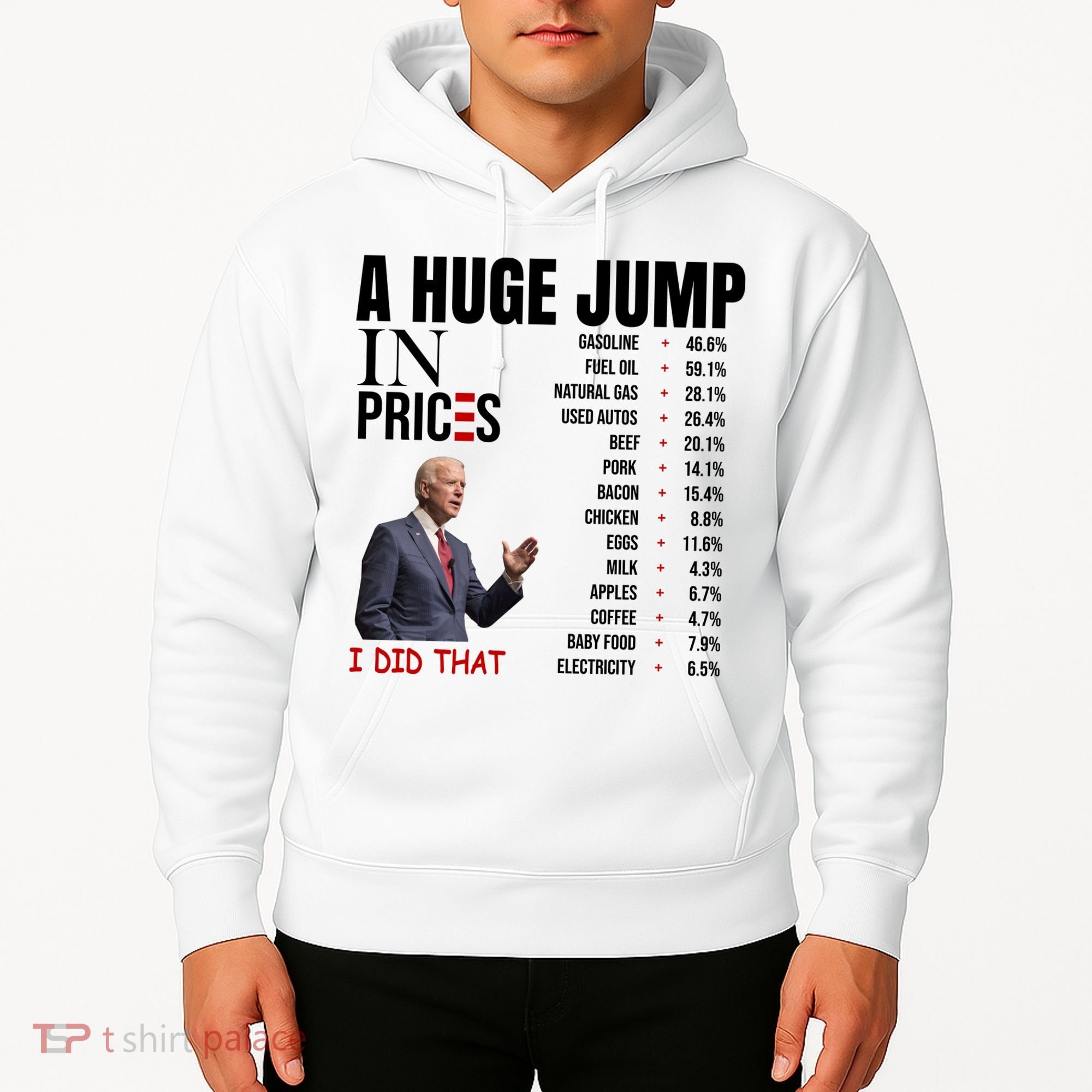 Huge Jump In Prices Joe Biden I Did That Hoodie