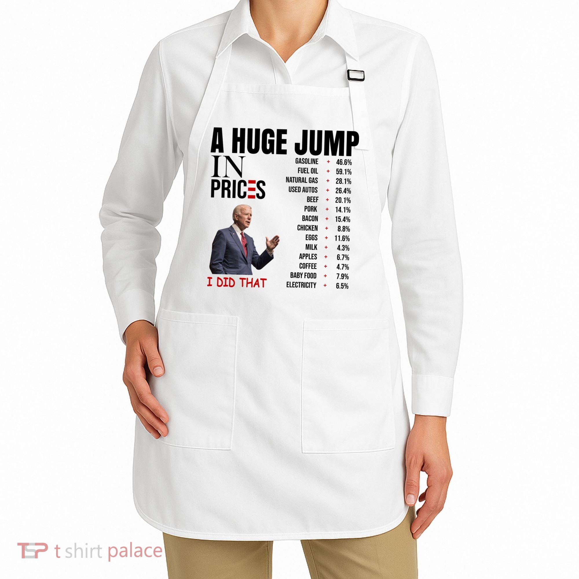 Huge Jump In Prices Joe Biden I Did That Apron