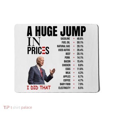 Huge Jump In Prices Joe Biden I Did That Mousepad