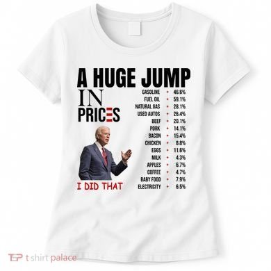 Huge Jump In Prices Joe Biden I Did That Women's T-Shirt