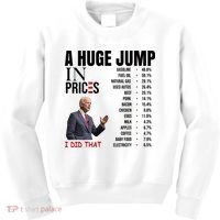 Huge Jump In Prices Joe Biden I Did That Kids Sweatshirt thumb 0