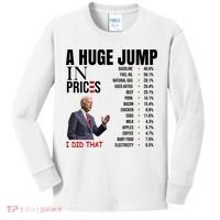 Huge Jump In Prices Joe Biden I Did That Kids Long Sleeve Shirt thumb 0
