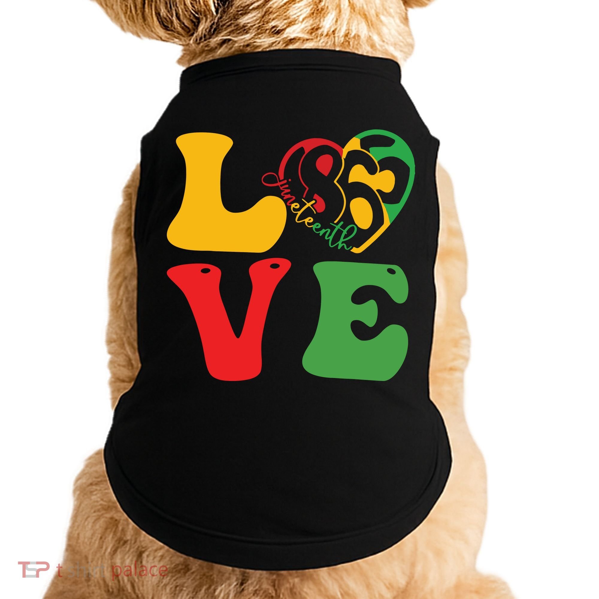 Happy Juneteenth Is My Independence Day Free Black Women Doggie Tank