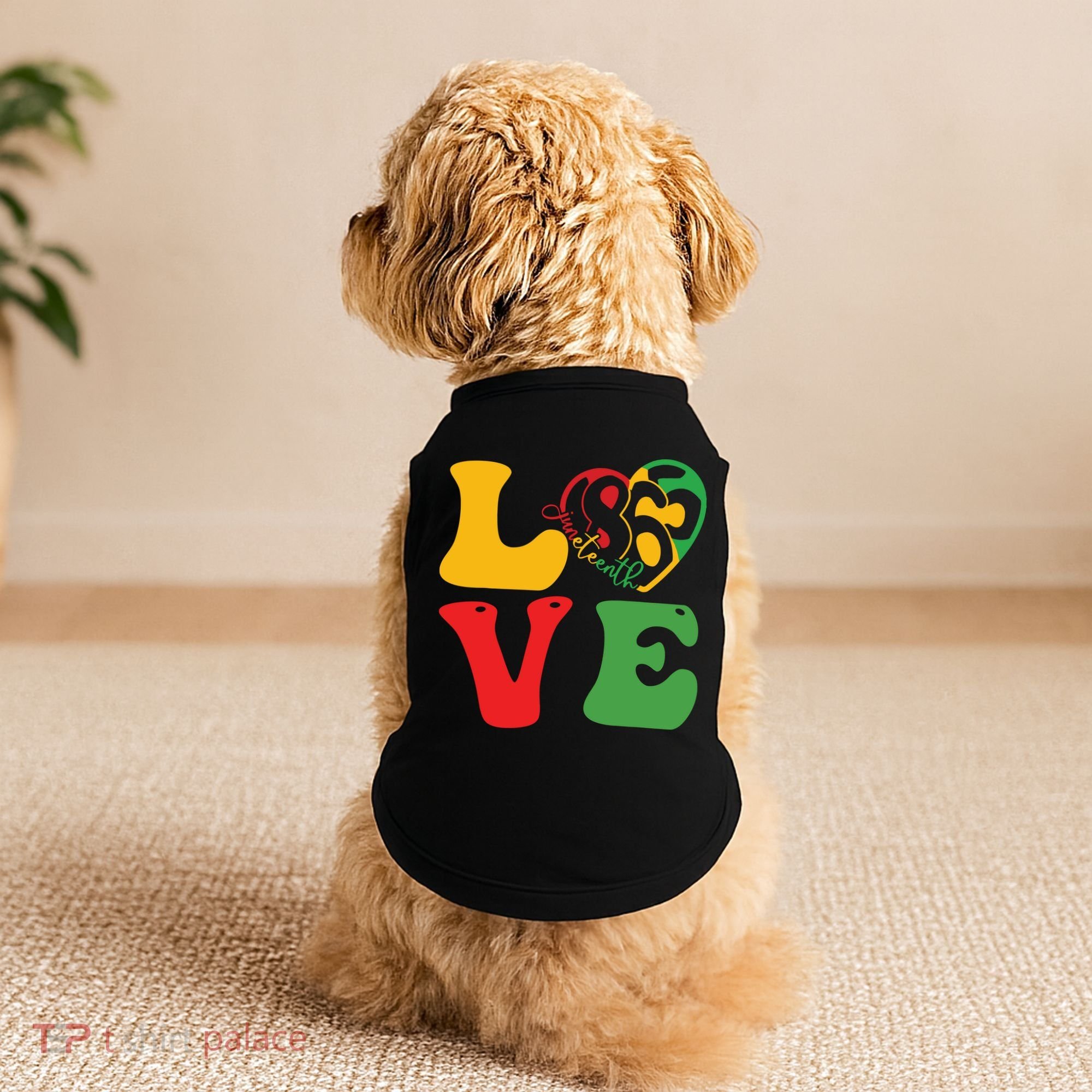 Happy Juneteenth Is My Independence Day Free Black Women Doggie Tank
