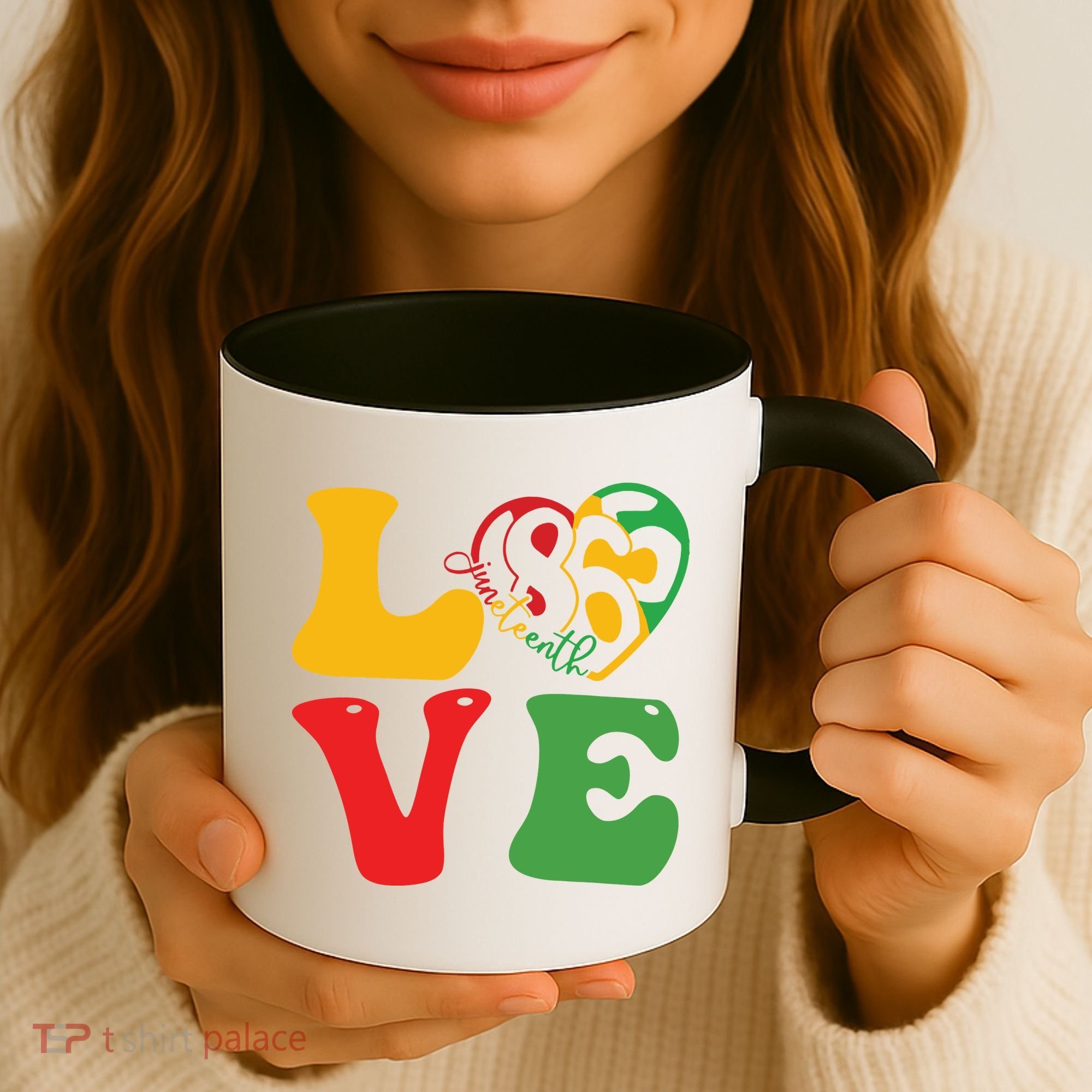 Happy Juneteenth Is My Independence Day Free Black Women Coffee Mug