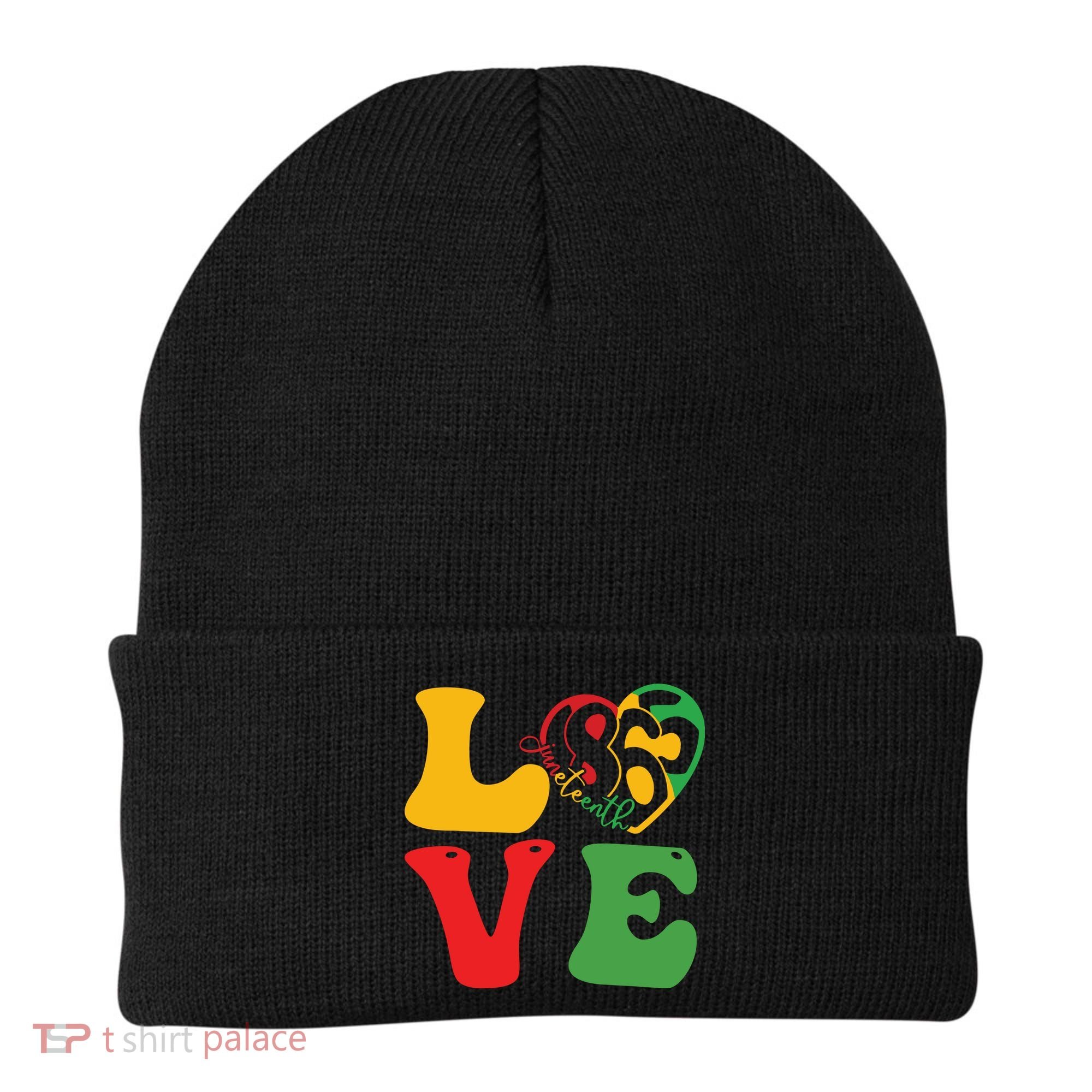 Happy Juneteenth Is My Independence Day Free Black Women Beanie