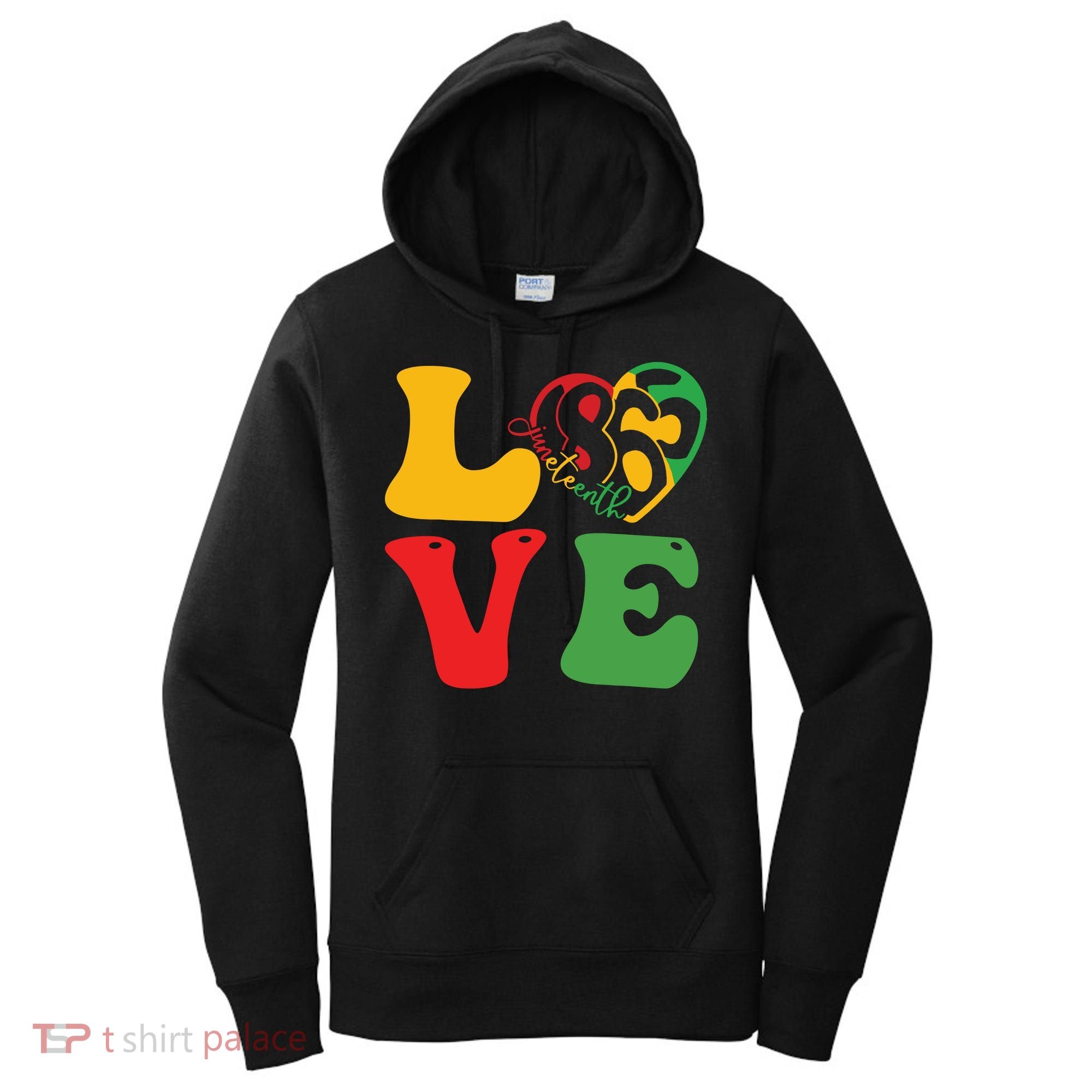 Happy Juneteenth Is My Independence Day Free Black Women Women's Hoodie