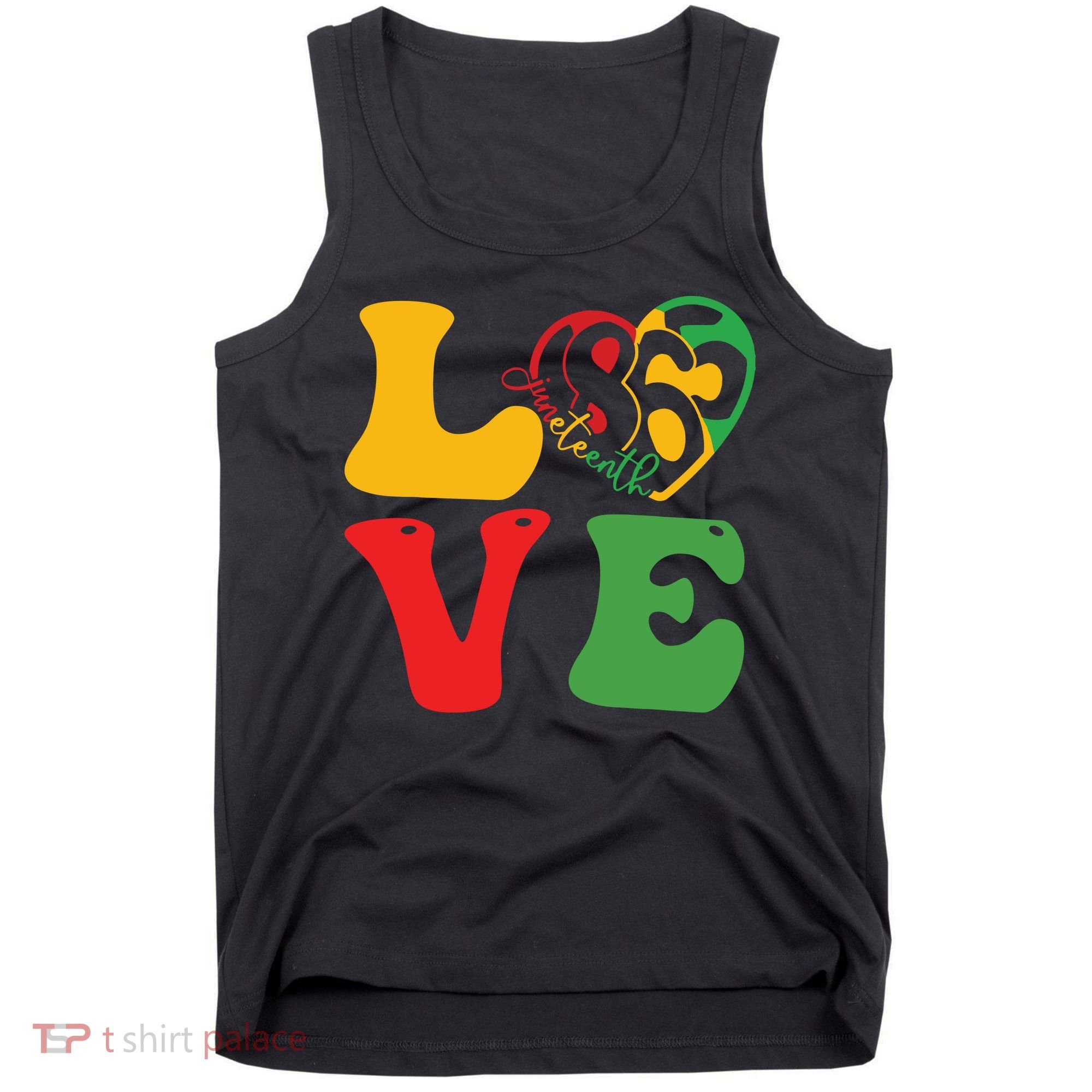 Happy Juneteenth Is My Independence Day Free Black Women Tank Top