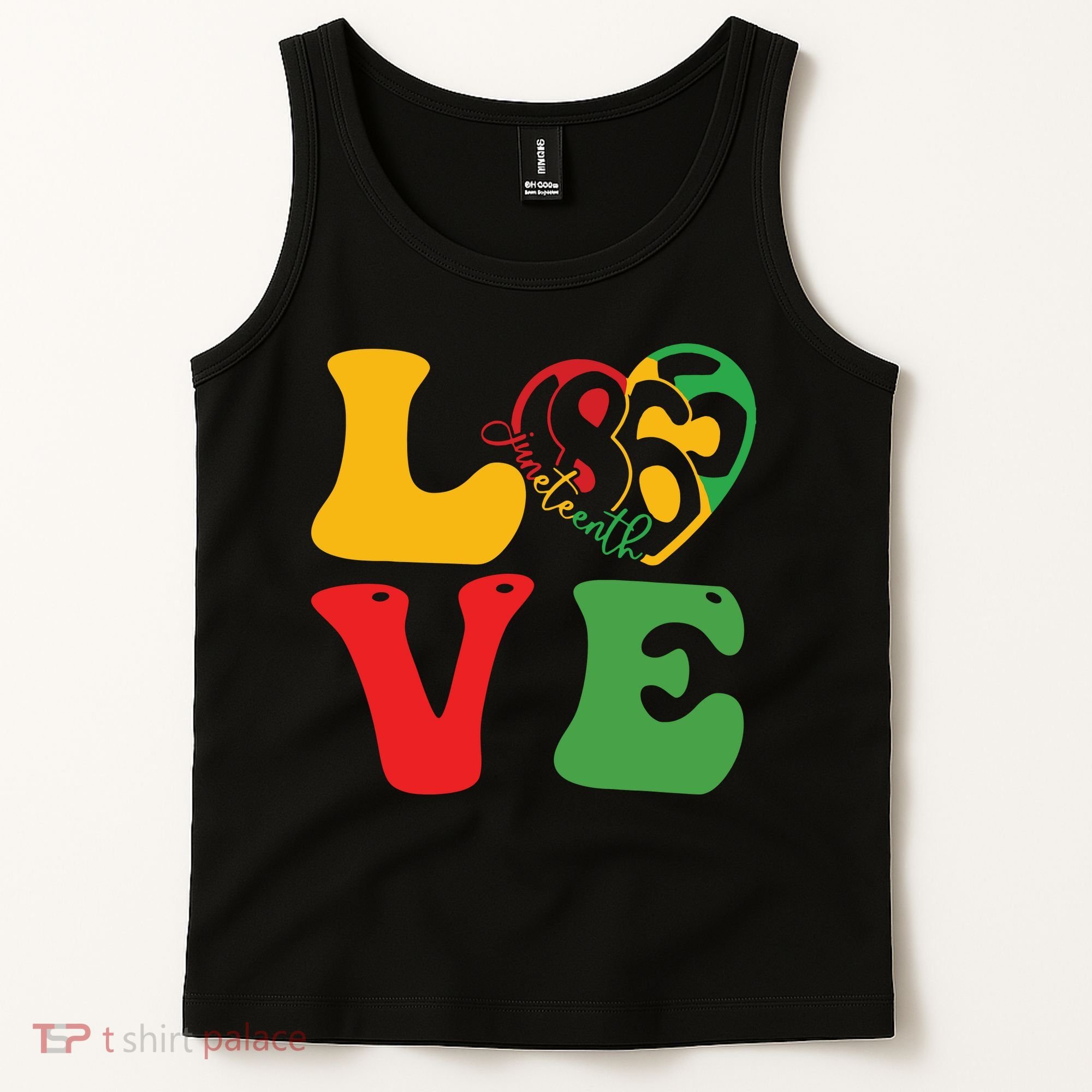 Happy Juneteenth Is My Independence Day Free Black Women Tank Top