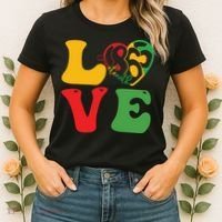 Happy Juneteenth Is My Independence Day Free Black Women Women's T-Shirt thumb 2