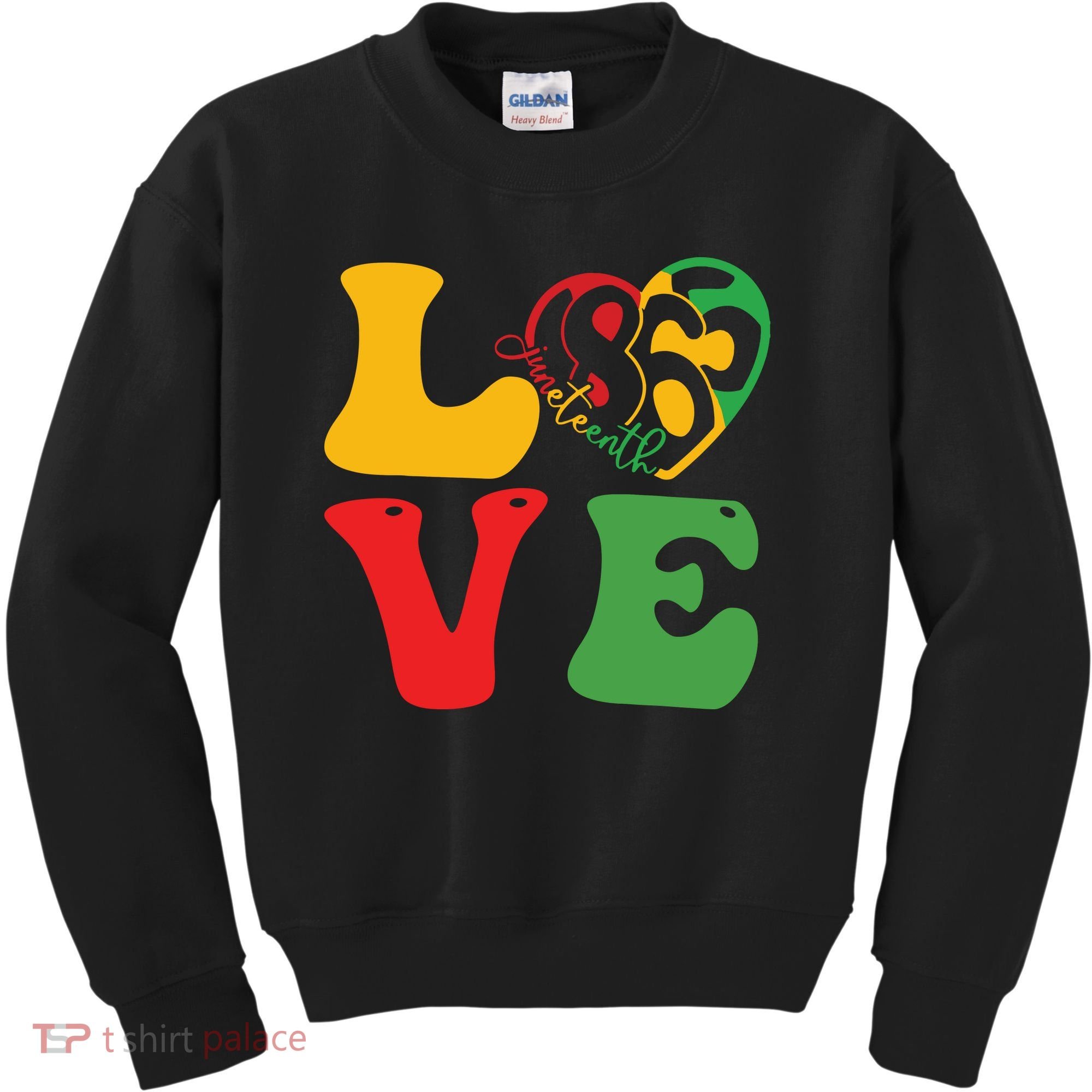 Happy Juneteenth Is My Independence Day Free Black Women Kids Sweatshirt