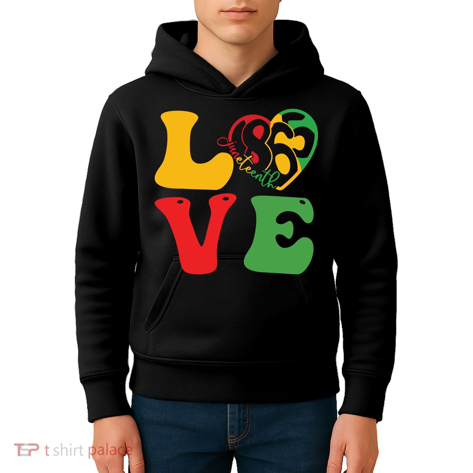 Happy Juneteenth Is My Independence Day Free Black Women Kids Hoodie