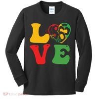 Happy Juneteenth Is My Independence Day Free Black Women Kids Long Sleeve Shirt thumb 0