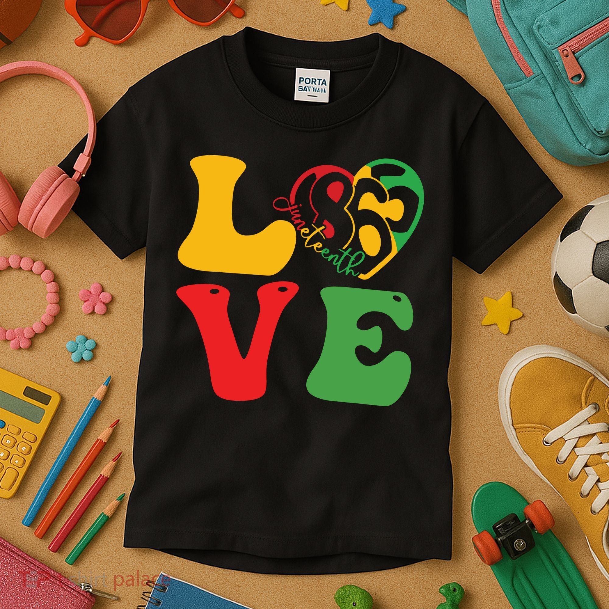 Happy Juneteenth Is My Independence Day Free Black Women Kids T-Shirt