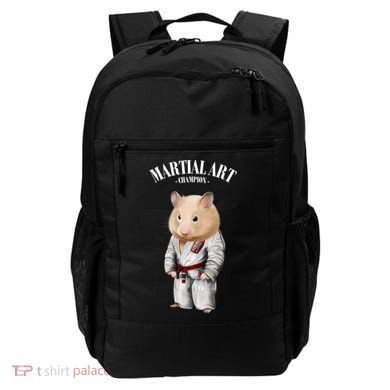 Hamster Judo Karate Master In White Judogi Gift Backpack