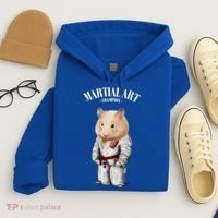 Hamster Judo Karate Master In White Judogi Gift Hoodie thumb 4