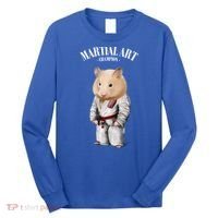 Hamster Judo Karate Master In White Judogi Gift Long Sleeve Shirt thumb 0