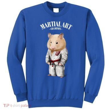 Hamster Judo Karate Master In White Judogi Gift Sweatshirt