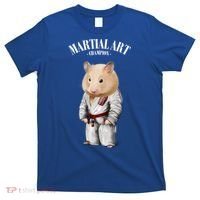 Hamster Judo Karate Master In White Judogi Gift T-Shirt thumb 0