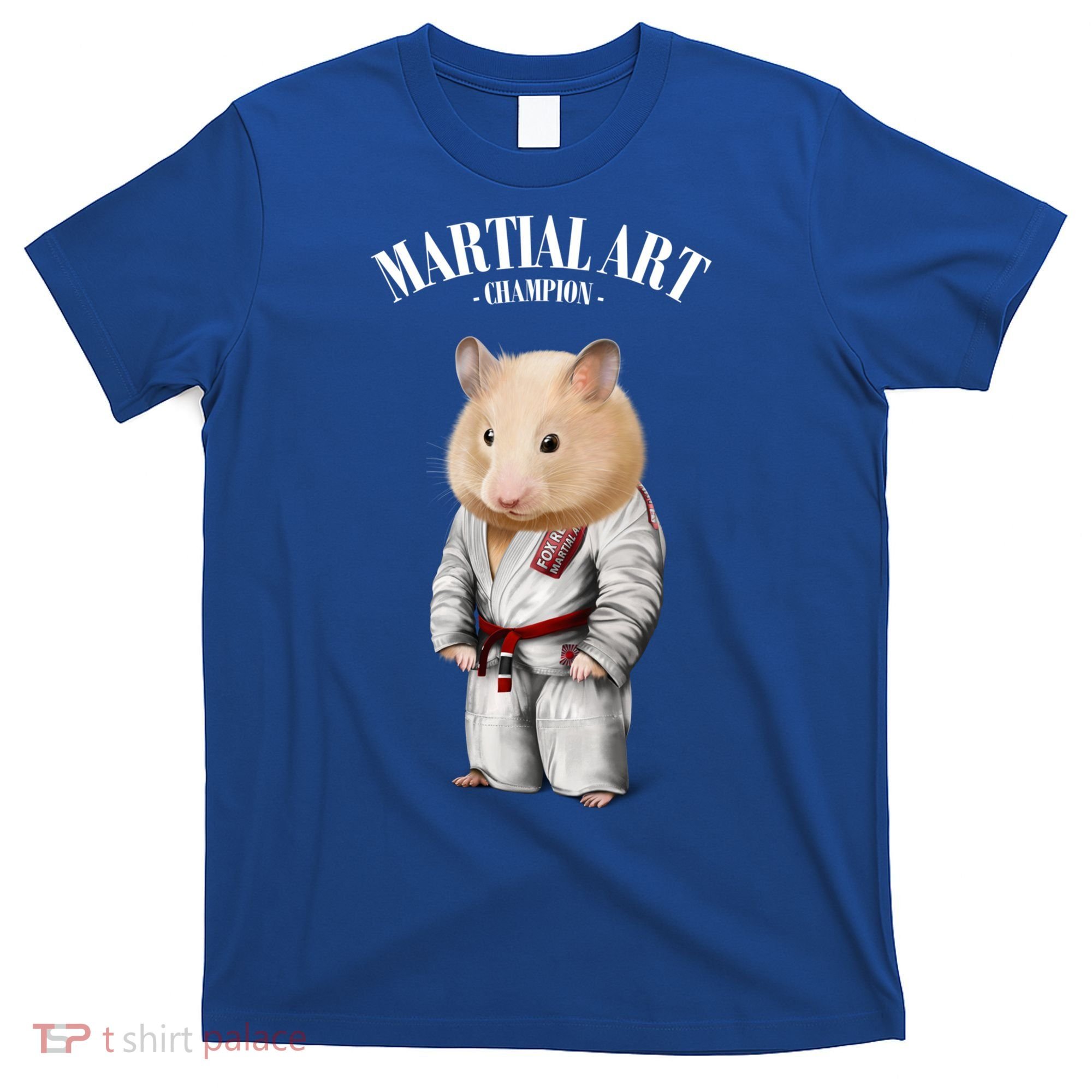 Hamster Judo Karate Master In White Judogi Gift T-Shirt