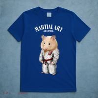 Hamster Judo Karate Master In White Judogi Gift T-Shirt thumb 5
