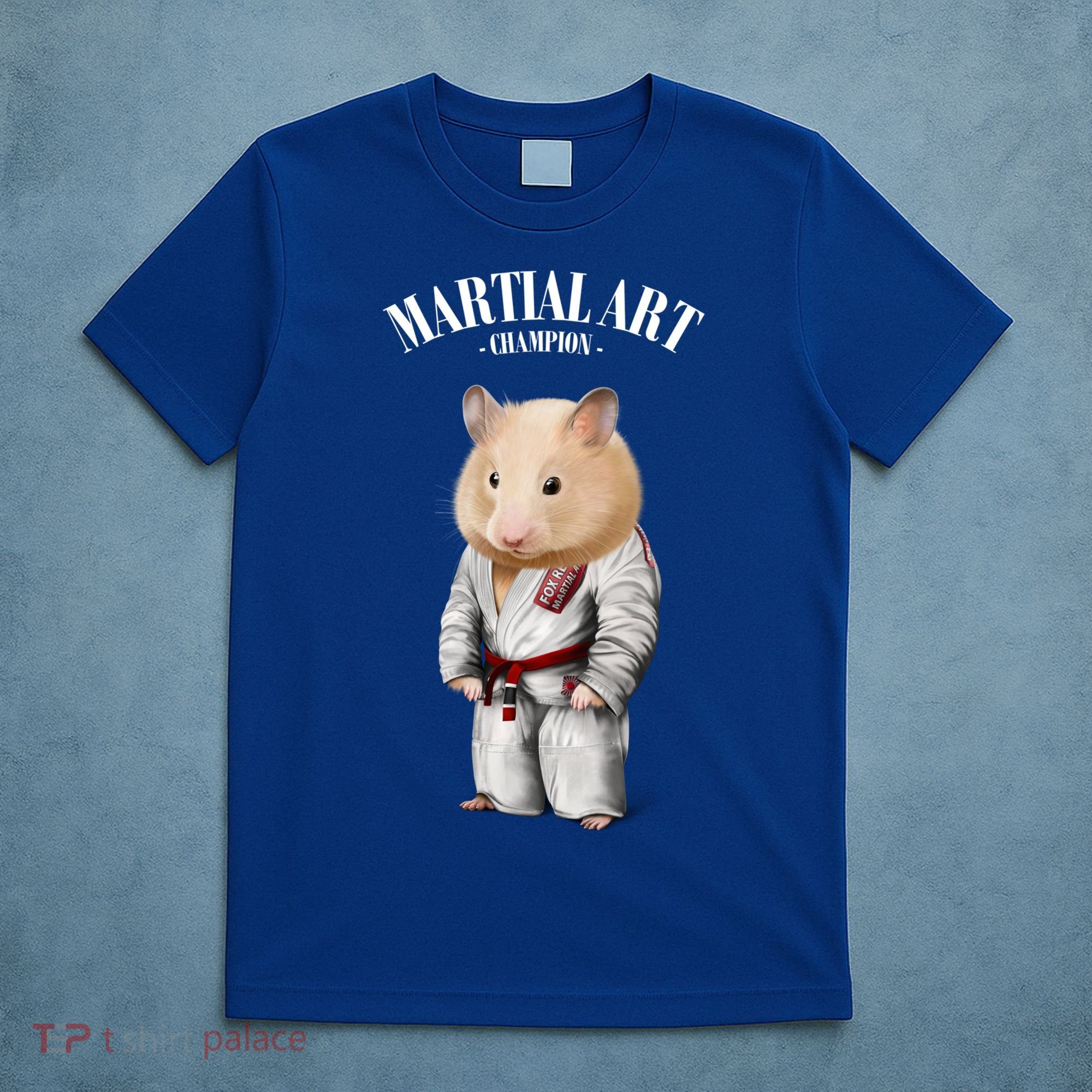 Hamster Judo Karate Master In White Judogi Gift T-Shirt