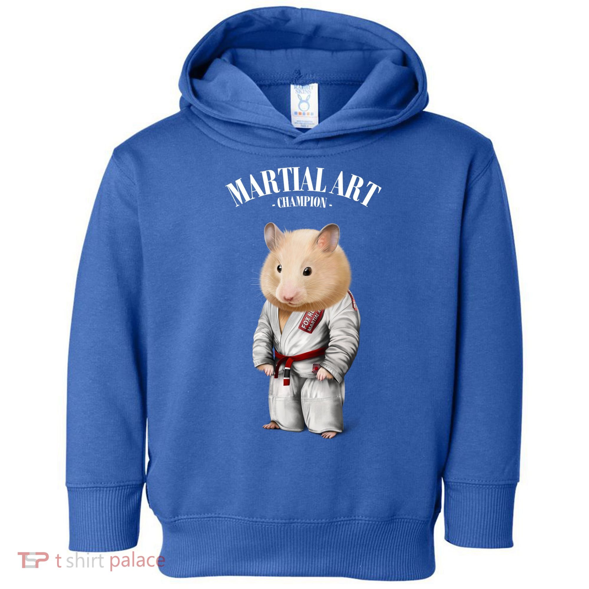 Hamster Judo Karate Master In White Judogi Gift Toddler Hoodie