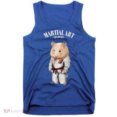Hamster Judo Karate Master In White Judogi Gift Tank Top