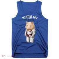 Hamster Judo Karate Master In White Judogi Gift Tank Top thumb 0