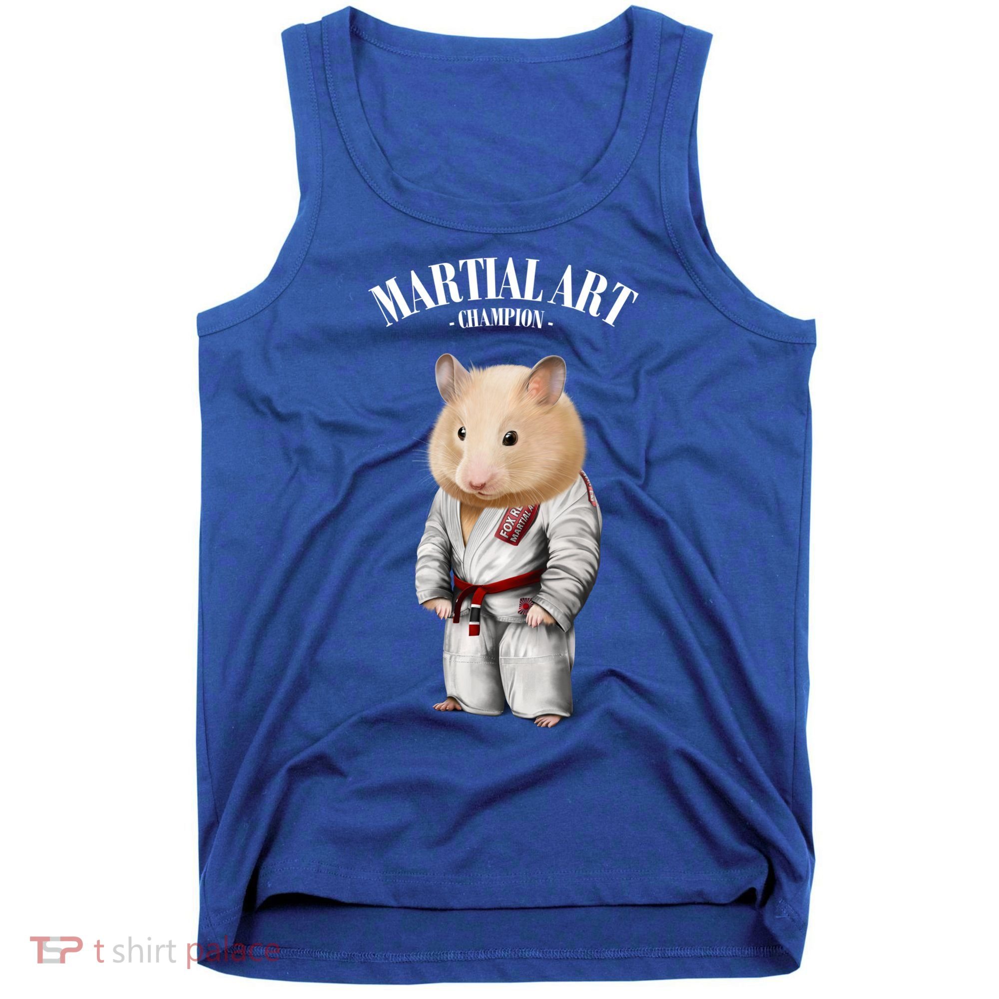 Hamster Judo Karate Master In White Judogi Gift Tank Top