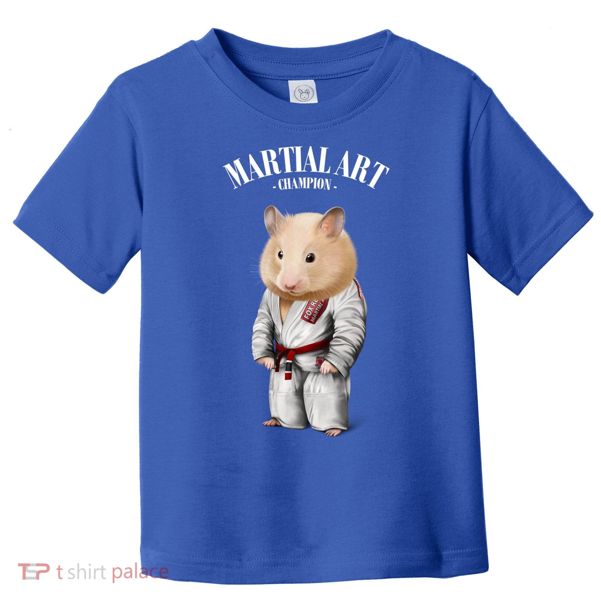 Hamster Judo Karate Master In White Judogi Gift Toddler T-Shirt