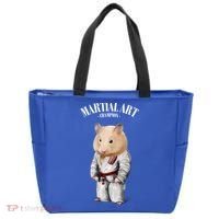 Hamster Judo Karate Master In White Judogi Gift Tote Bag thumb 0