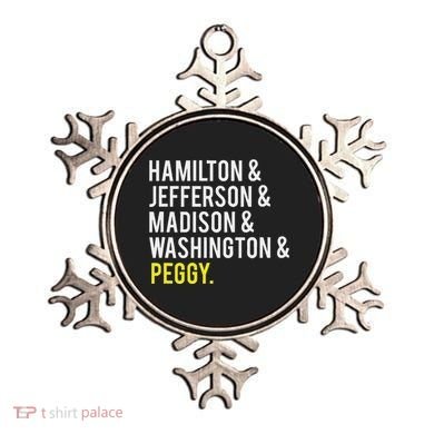 Hamilton Jefferson Madison Washington And Peggy Ornament