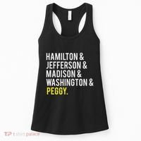 Hamilton Jefferson Madison Washington And Peggy Women's Tank Top thumb 0
