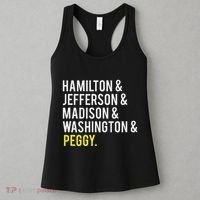 Hamilton Jefferson Madison Washington And Peggy Women's Tank Top thumb 3