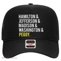 Hamilton Jefferson Madison Washington And Peggy Hat thumb 0