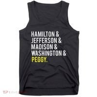 Hamilton Jefferson Madison Washington And Peggy Tank Top thumb 0
