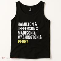 Hamilton Jefferson Madison Washington And Peggy Tank Top thumb 2