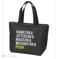 Hamilton Jefferson Madison Washington And Peggy Tote Bag thumb 3