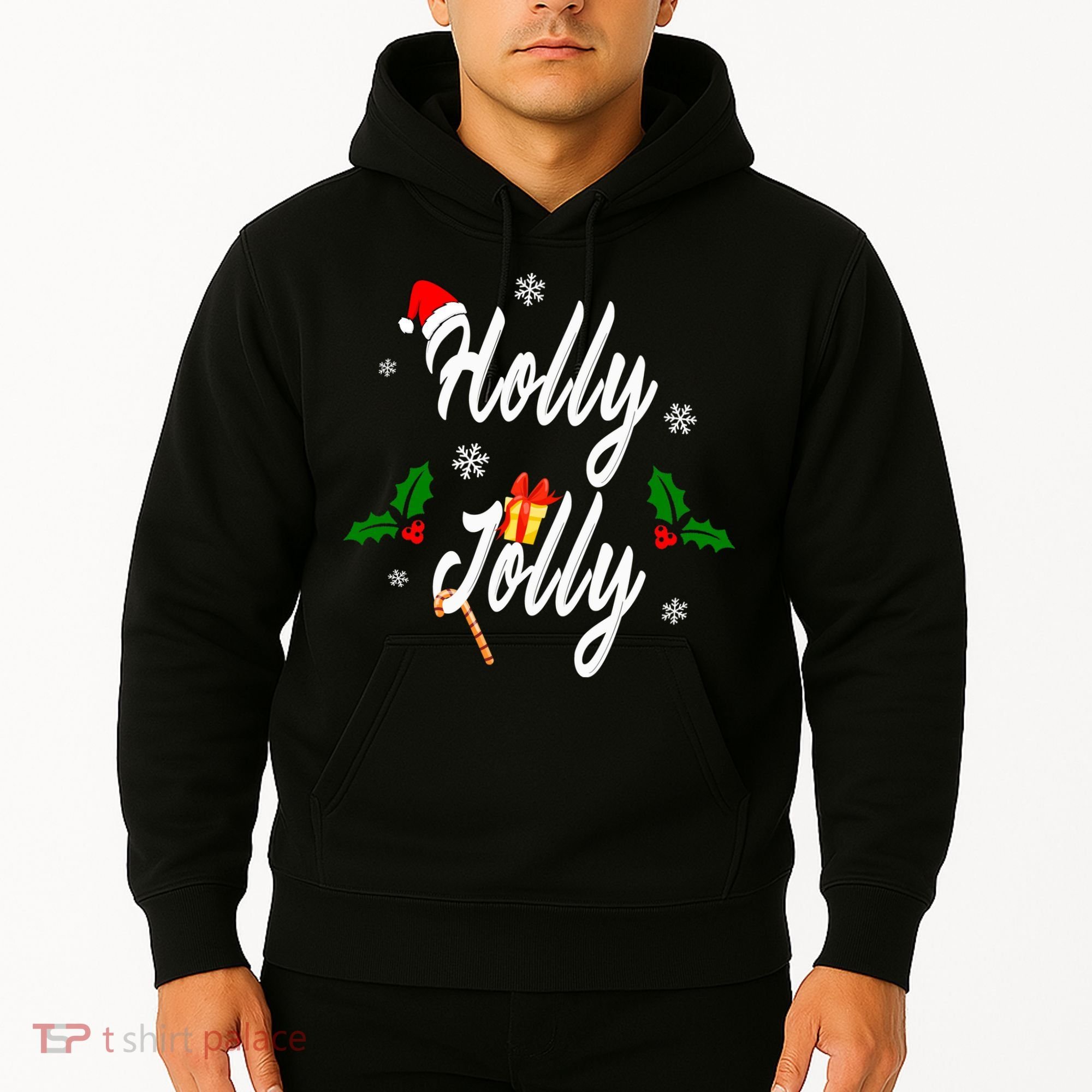 Holly Jolly | Merry Christmas Hoodie