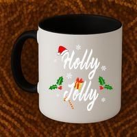 Holly Jolly | Merry Christmas Coffee Mug thumb 2