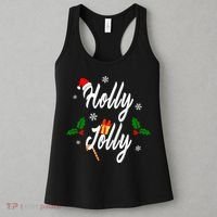 Holly Jolly | Merry Christmas Women's Tank Top thumb 3