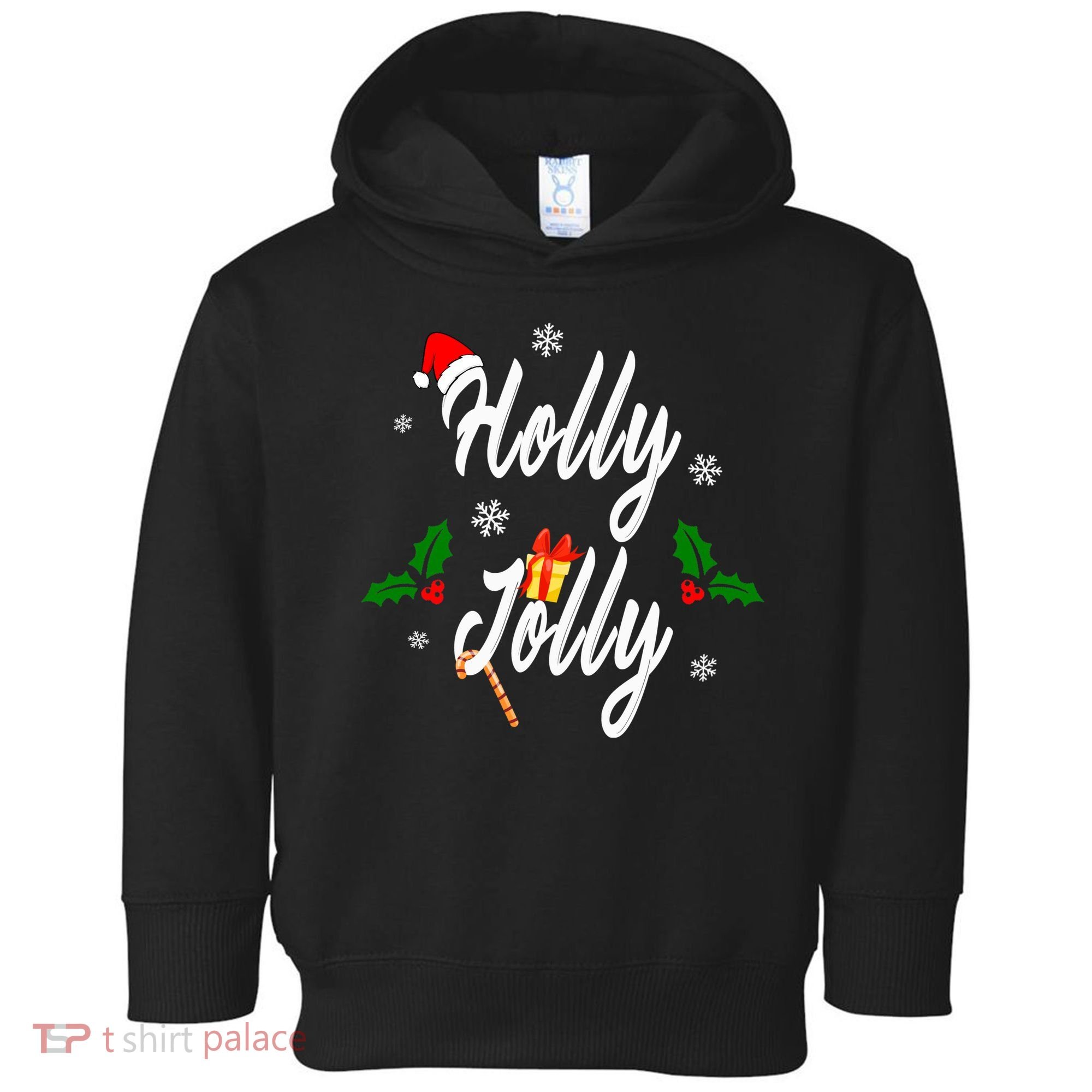 Holly Jolly | Merry Christmas Toddler Hoodie