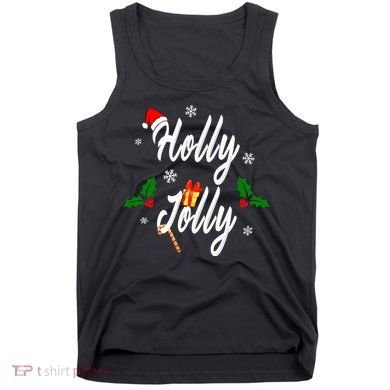 Holly Jolly | Merry Christmas Tank Top