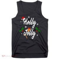 Holly Jolly | Merry Christmas Tank Top thumb 0