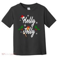 Holly Jolly | Merry Christmas Toddler T-Shirt thumb 0