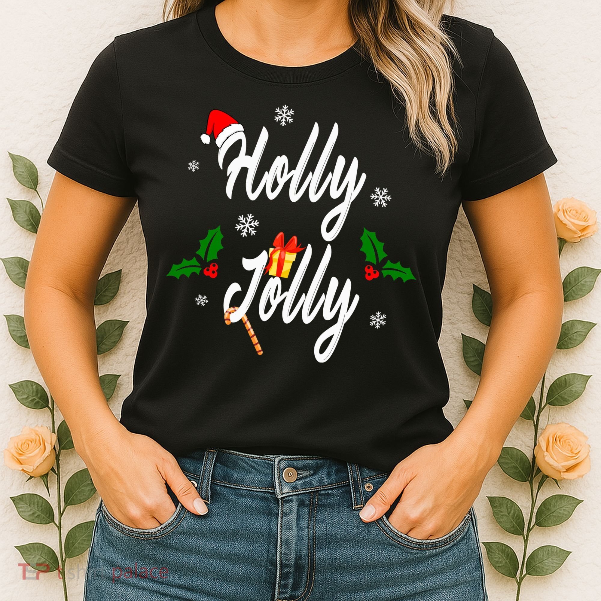 Holly Jolly | Merry Christmas Women's T-Shirt
