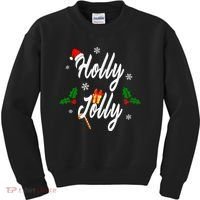 Holly Jolly | Merry Christmas Kids Sweatshirt thumb 0