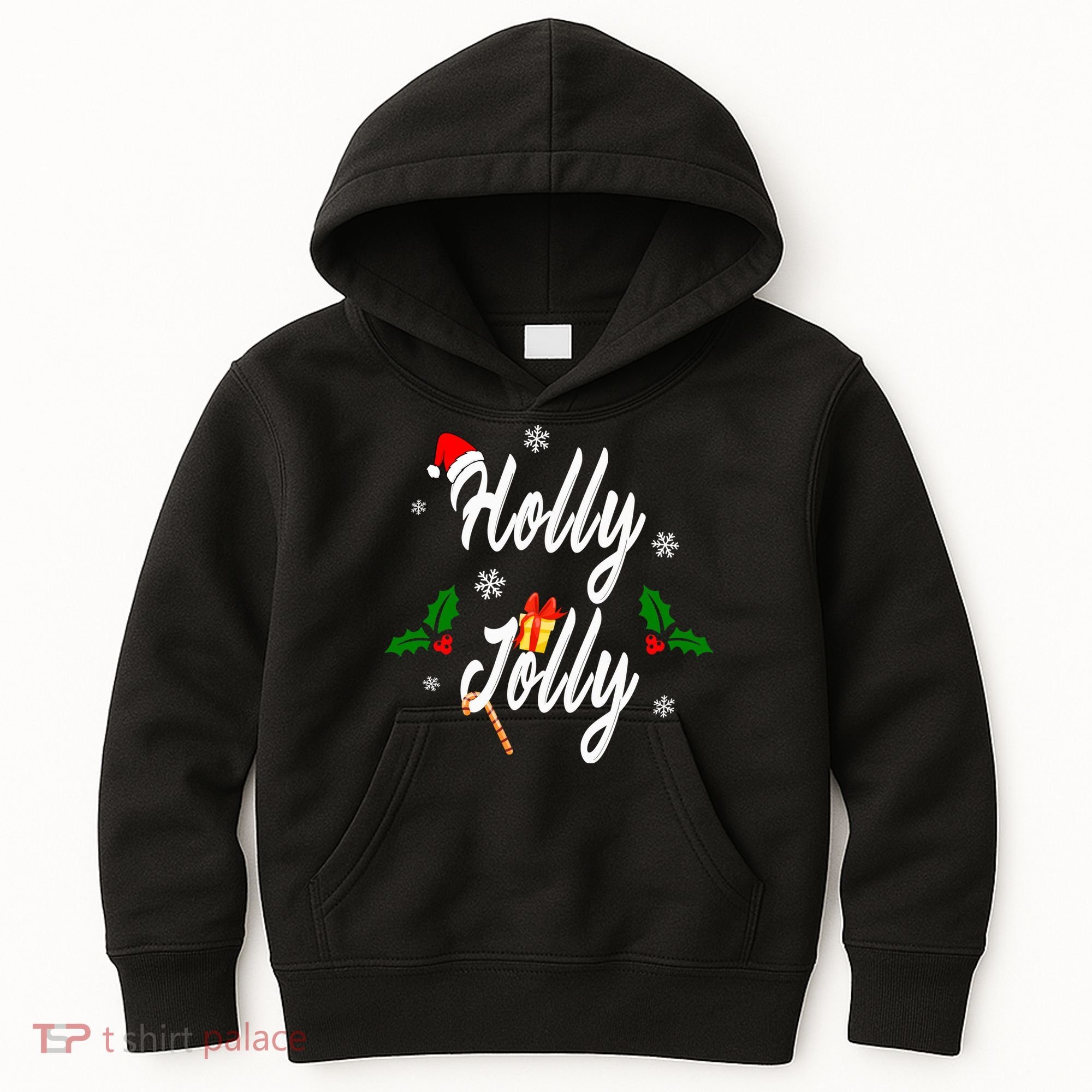 Holly Jolly | Merry Christmas Kids Hoodie